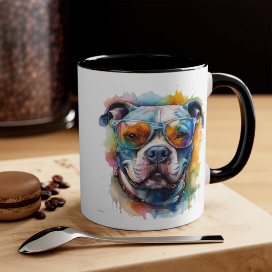 Pitbull 4 Accent Mugs