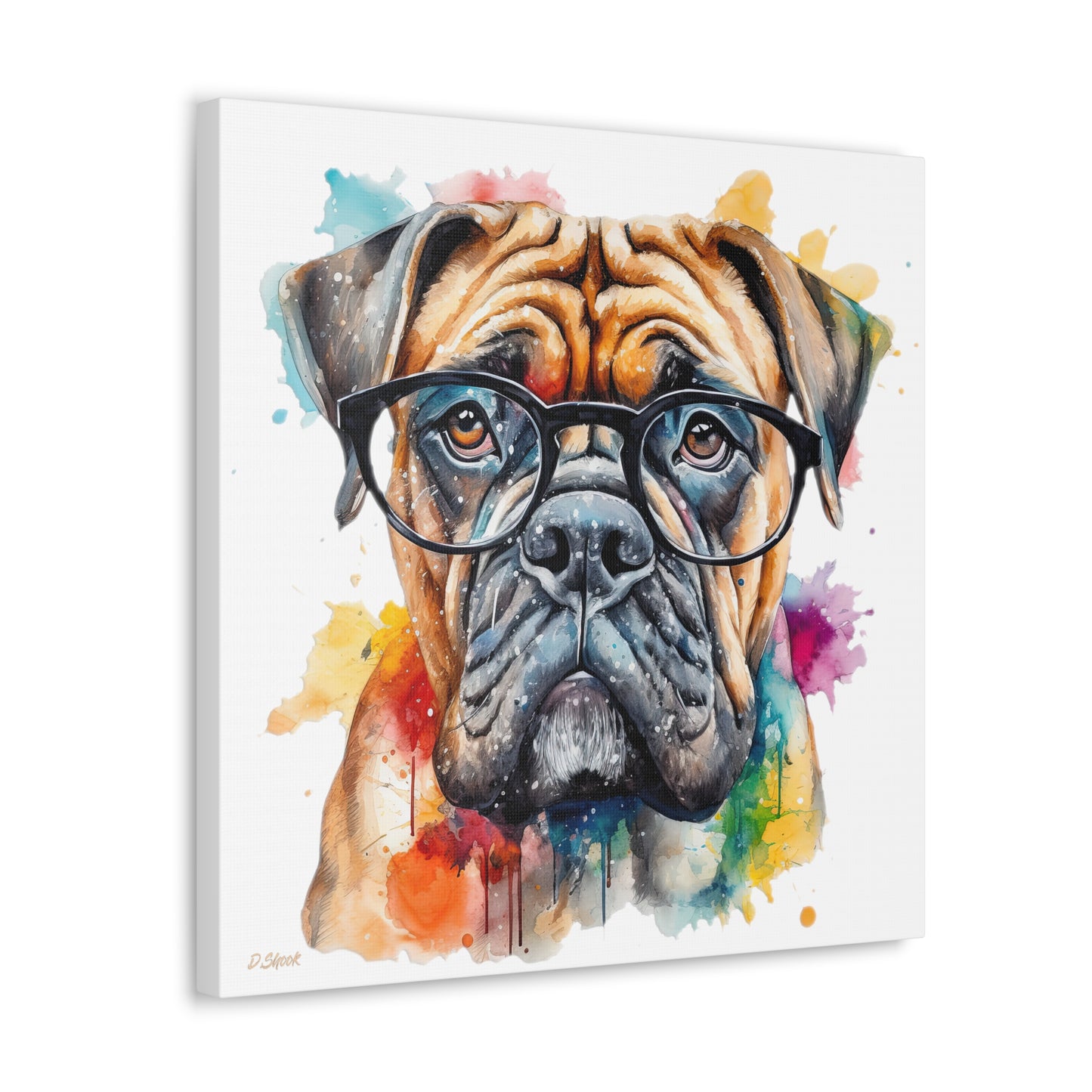 Bullmastiff 6 Canvas Gallery Wraps