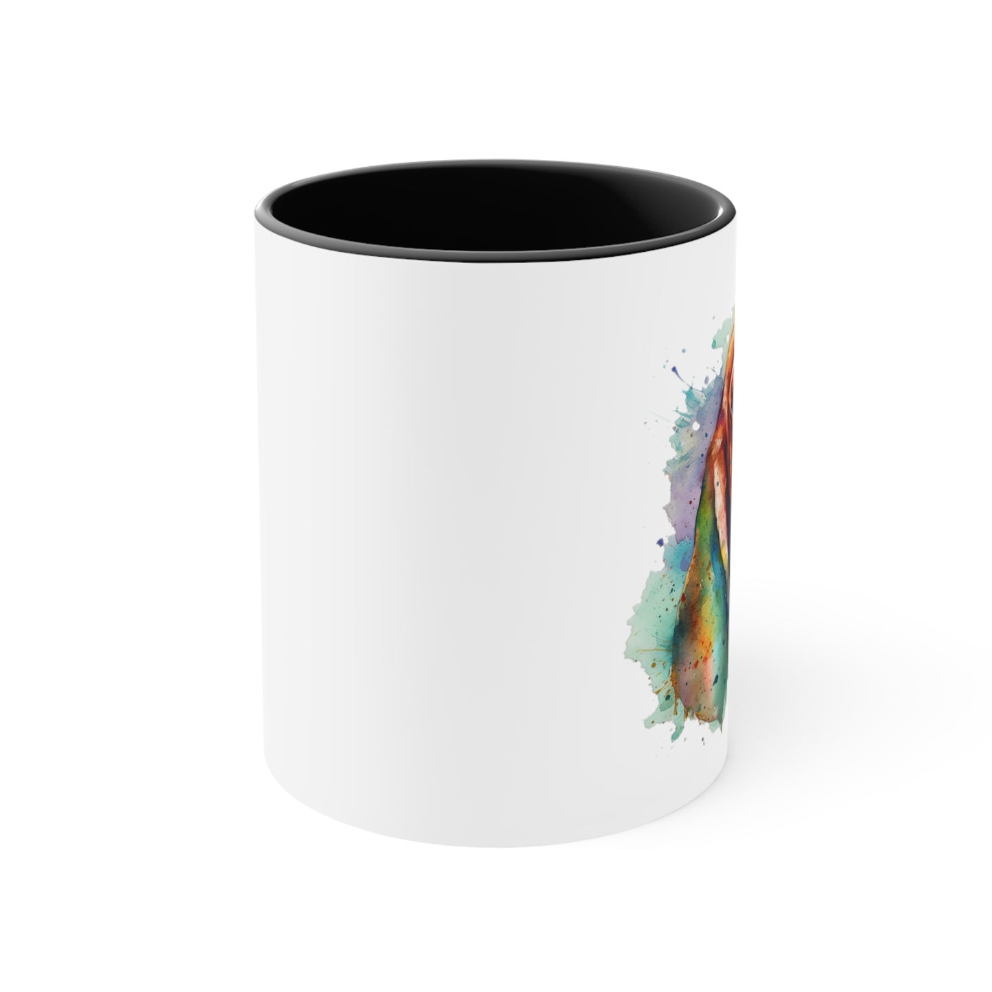 Basset Hound 1 Accent Mugs