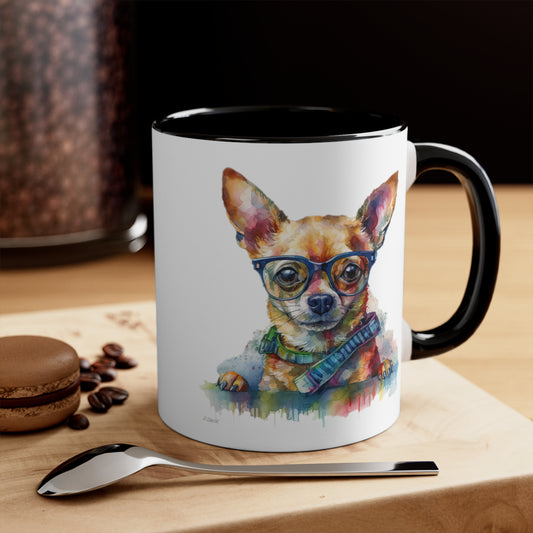 Chihuahua 4 Accent Mugs