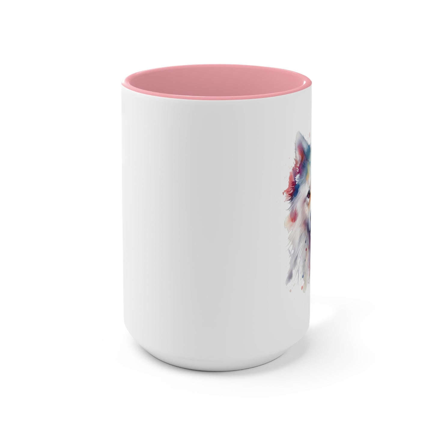 American Eskimo Dog 1 Accent Mugs