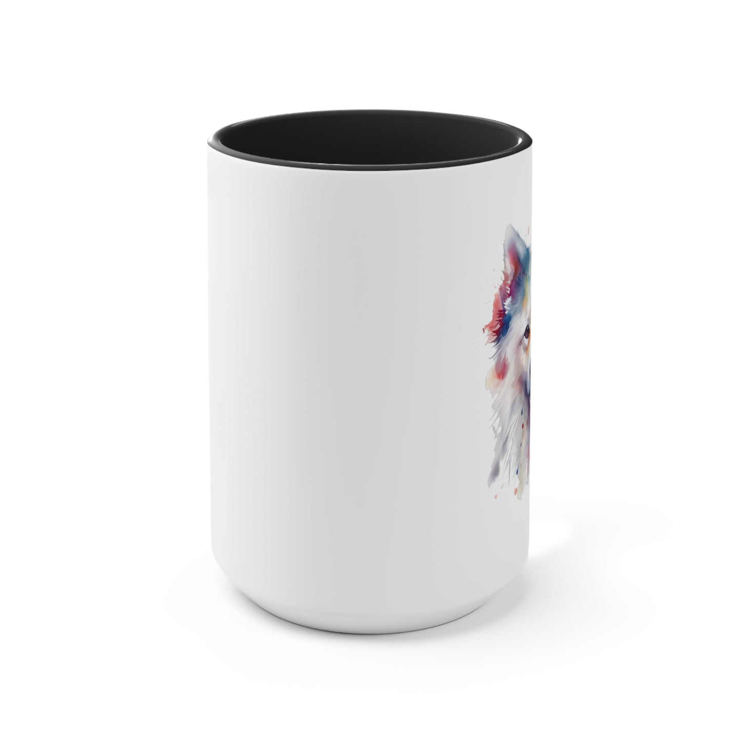 American Eskimo Dog 1 Accent Mugs