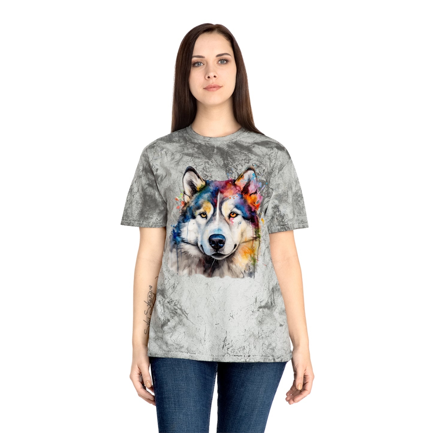 Alaskan Malamute 3 Unisex Color Blast T-Shirt