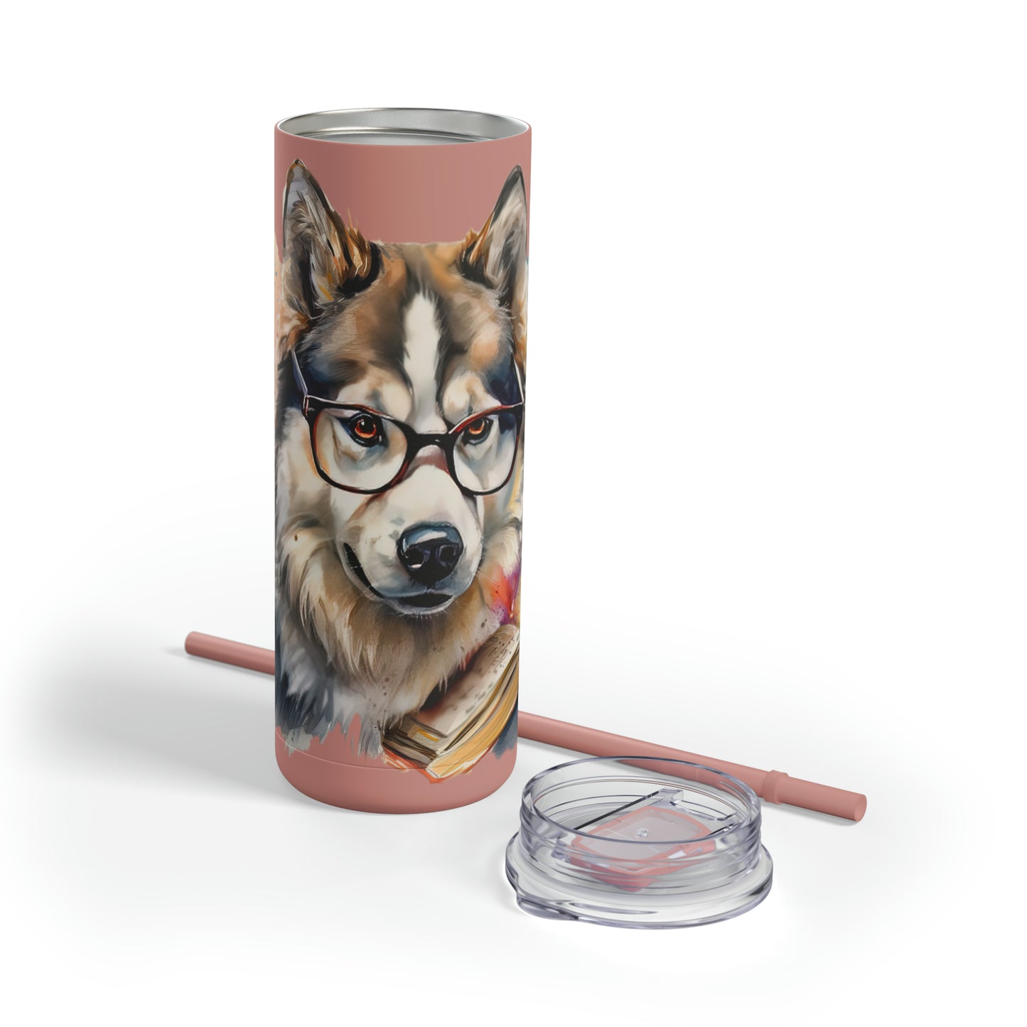 Alaskan Malamute 4 Maars Maker Skinny Matte Tumbler, 20oz