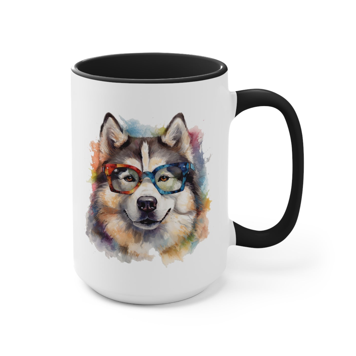 Alaskan Malamute 5 Accent Mugs
