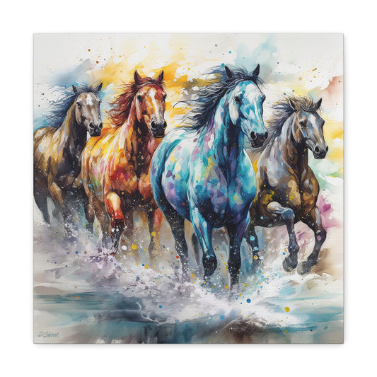 Horse Rescue 15 Canvas Gallery Wraps