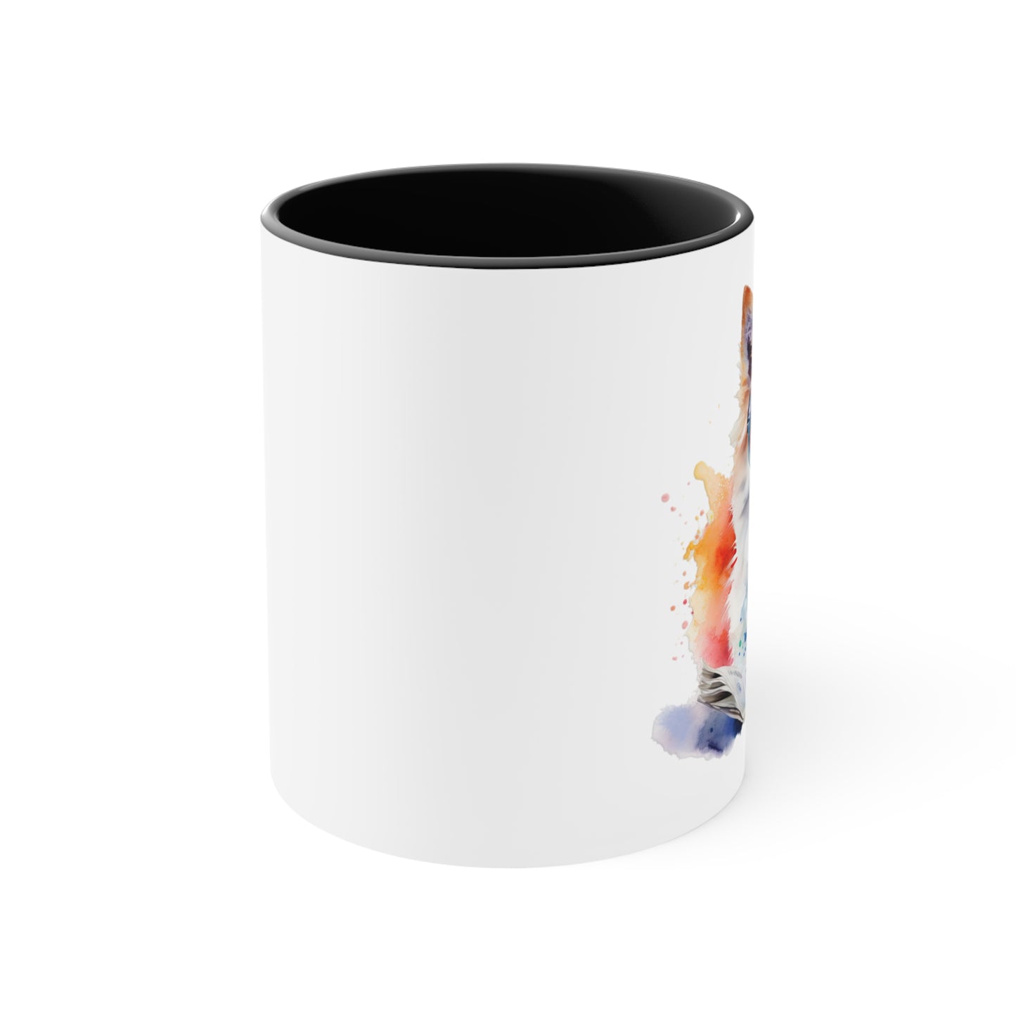 American Eskimo Dog 4 Accent Mugs