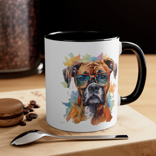 Boxer 4 Accent Mugs