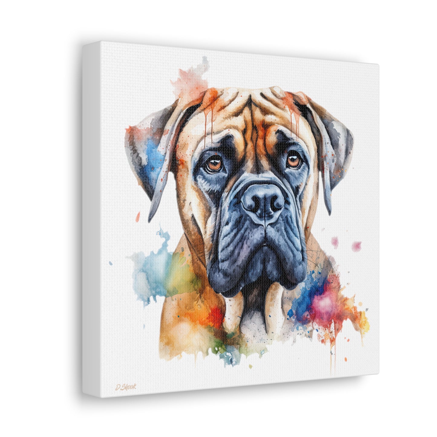 Bullmastiff 2 Canvas Gallery Wraps