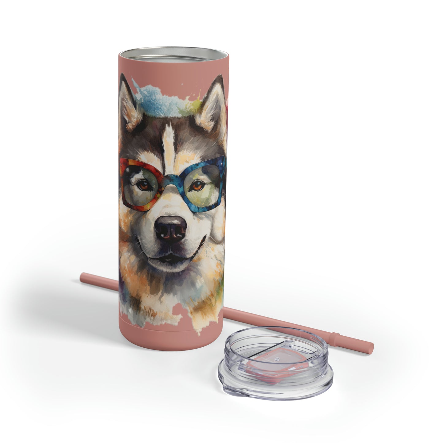 Alaskan Malamute 5 Maars Maker Skinny Matte Tumbler, 20oz