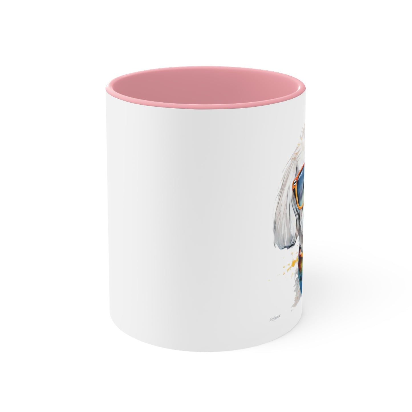 Bichon Frise 5 Accent Mugs