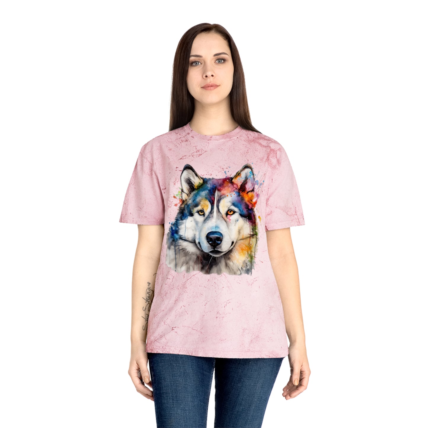 Alaskan Malamute 3 Unisex Color Blast T-Shirt