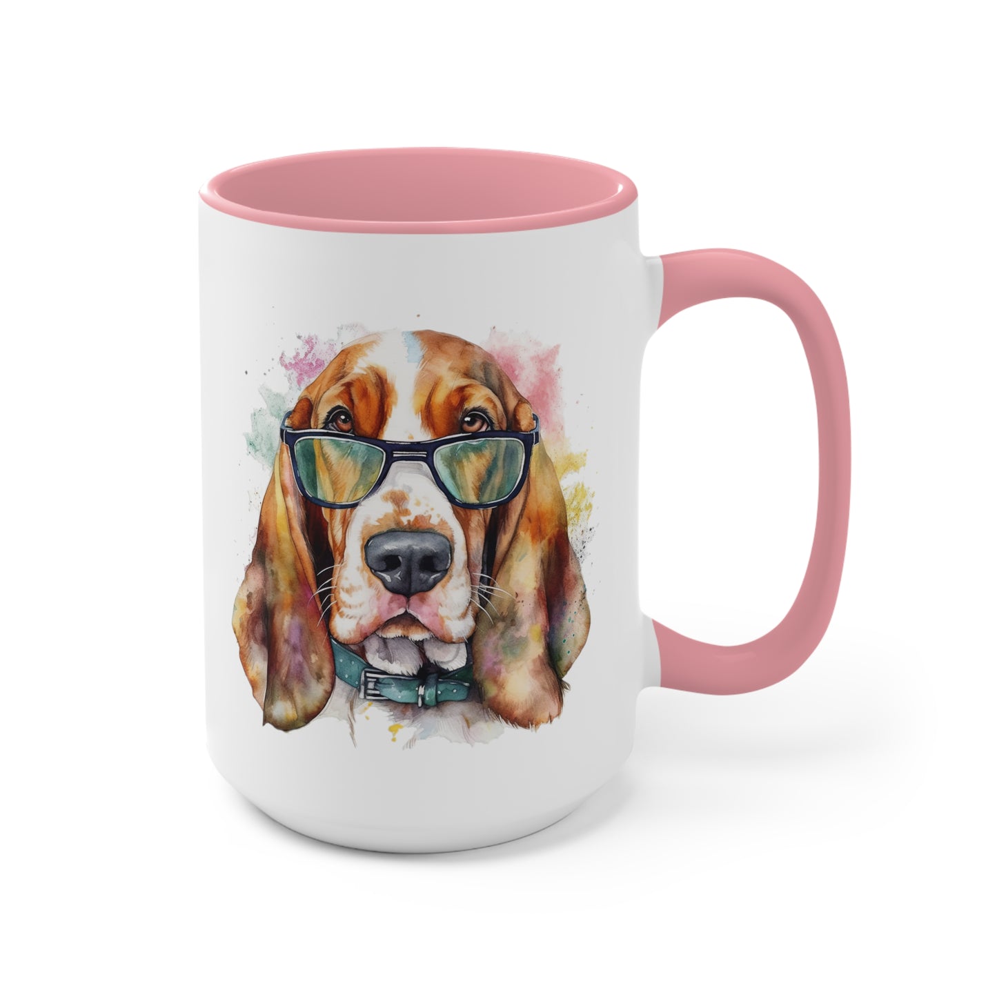 Basset Hound 6 Accent Mugs