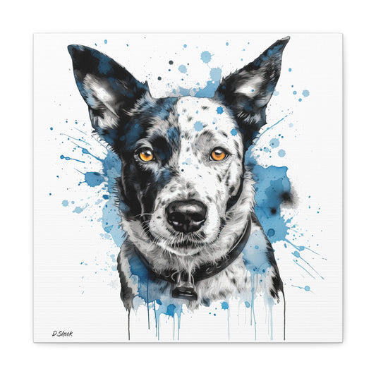 Blue Heeler 3 Canvas Gallery Wraps