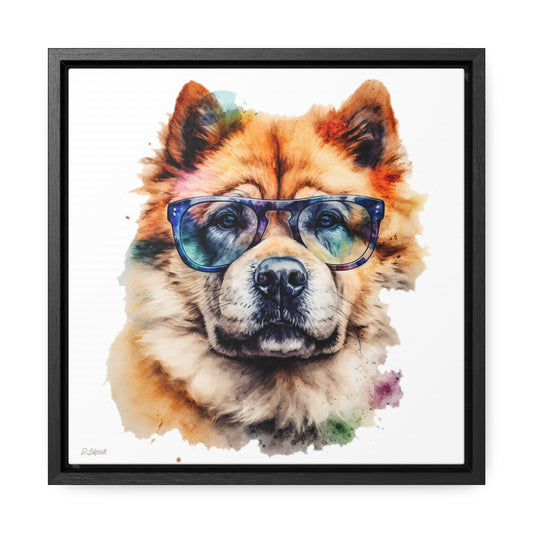 Chow Chow 5 Gallery Canvas Wraps, Square Frame