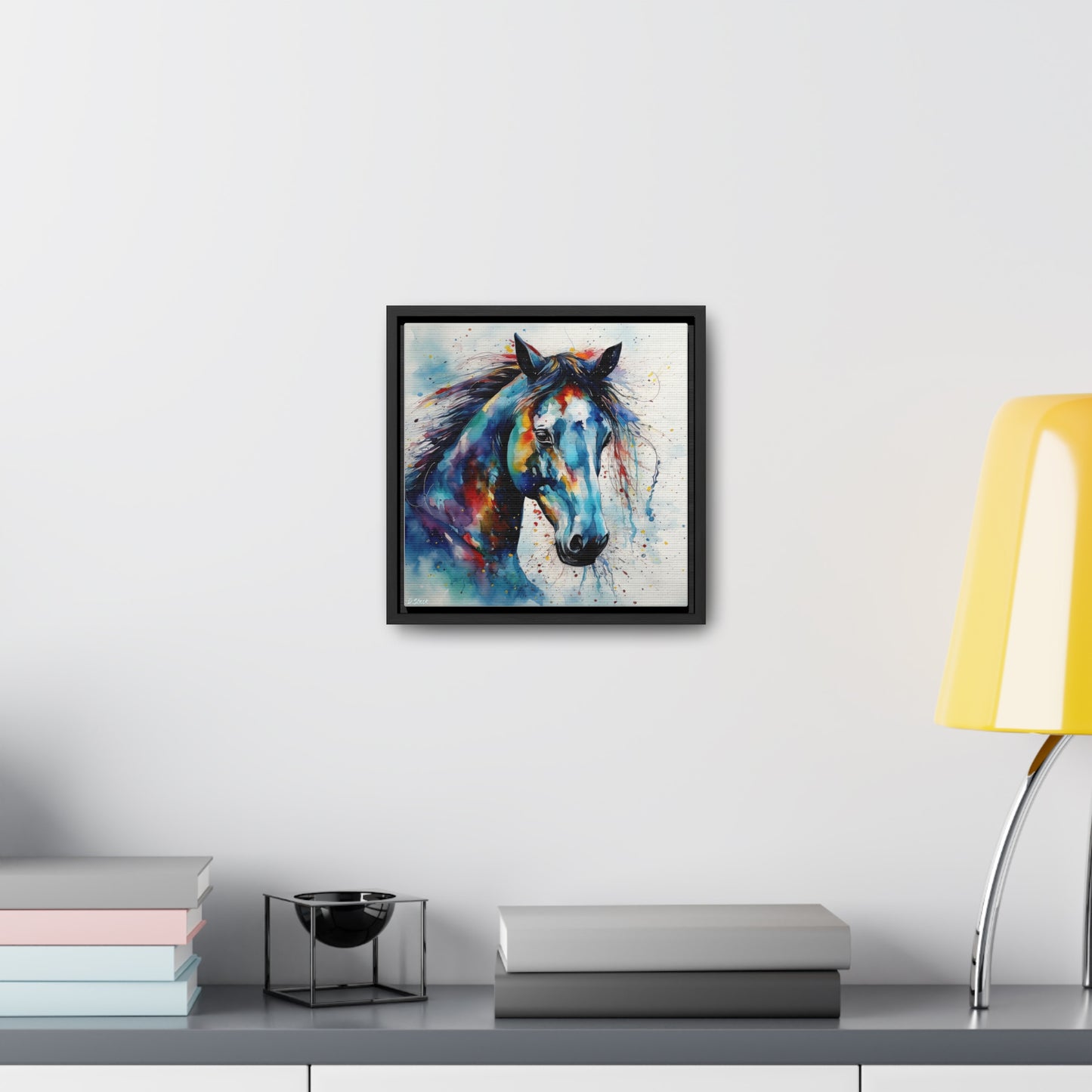Wild Horse Gallery Canvas Wraps, Square Frame