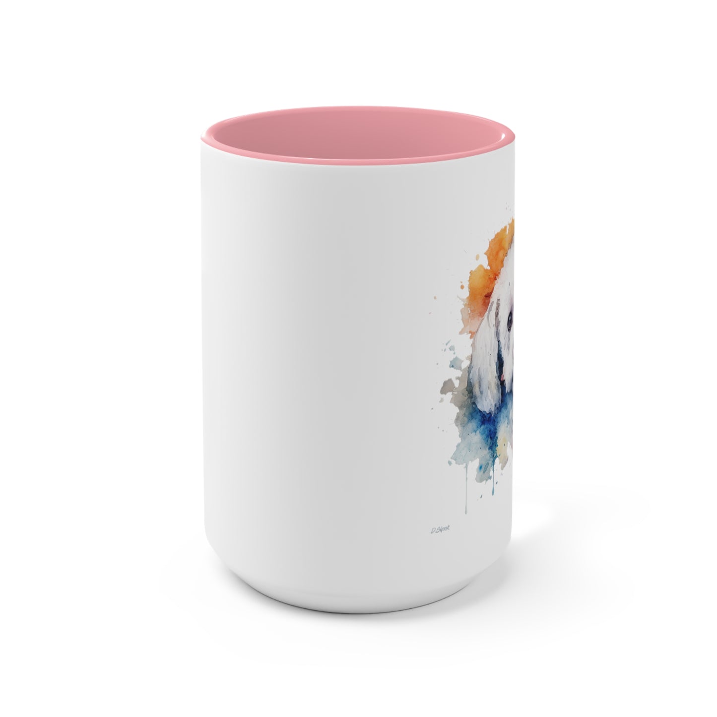 Bichon Frise 3 Accent Mugs