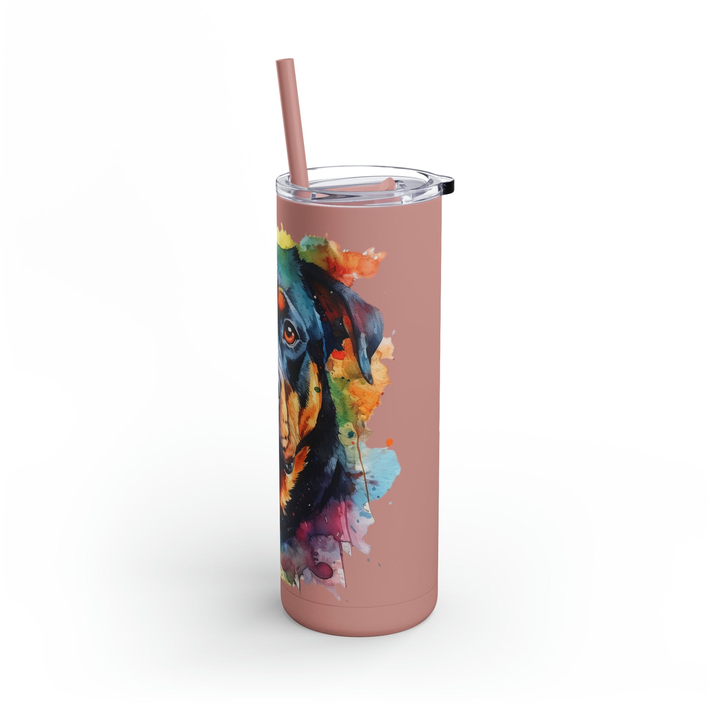 Rottweiler 1 Maars Maker Skinny Matte Tumbler, 20oz