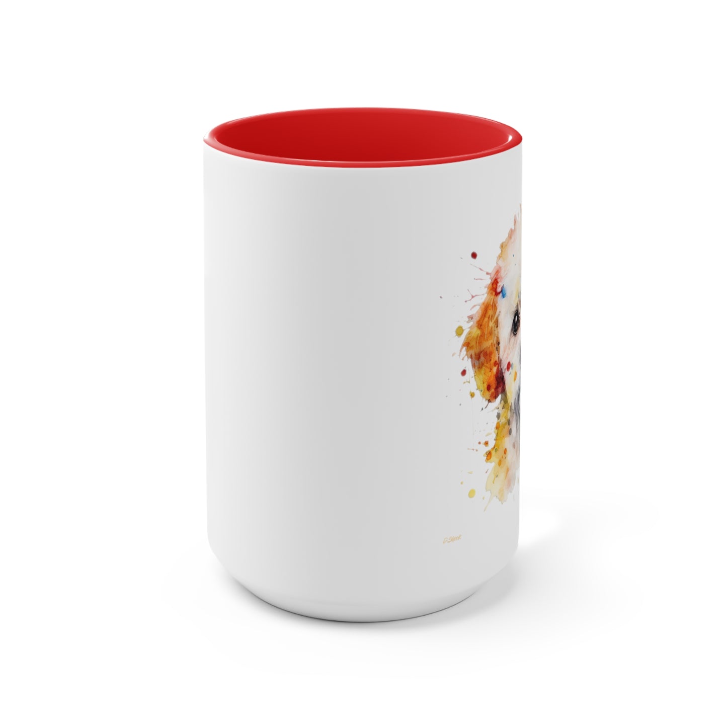 Bichon Frise 2 Accent Mugs