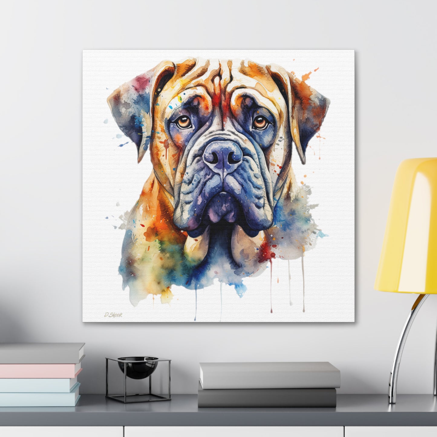 Bullmastiff 3 Canvas Gallery Wraps