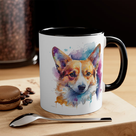 Pembroke Welsh Corgi 3 Accent Mugs