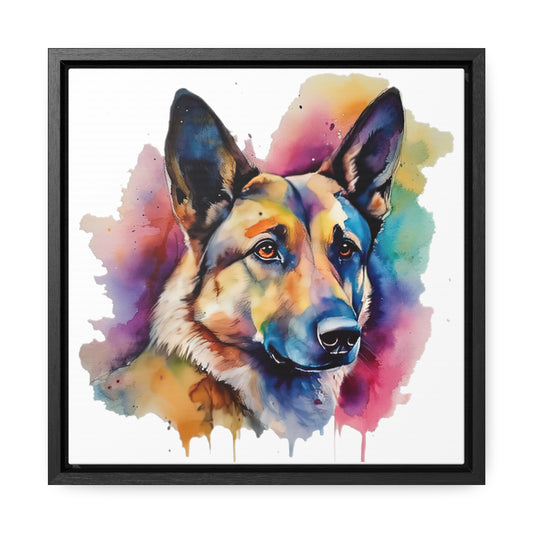 German Sheppard 3B Gallery Canvas Wraps, Square Frame