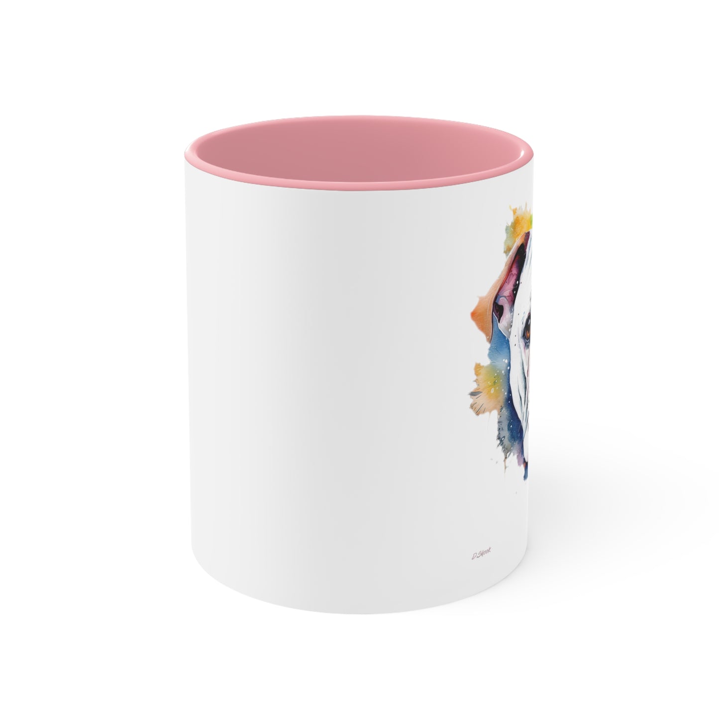 Bulldog 4 Accent Mugs
