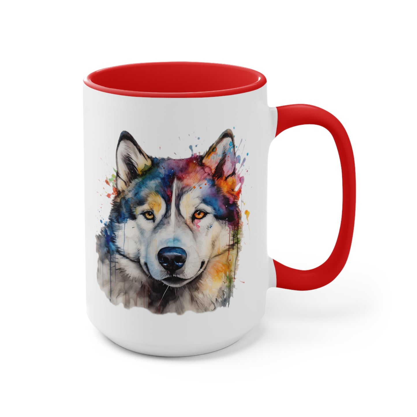 Alaskan Malamute 3 Accent Mugs