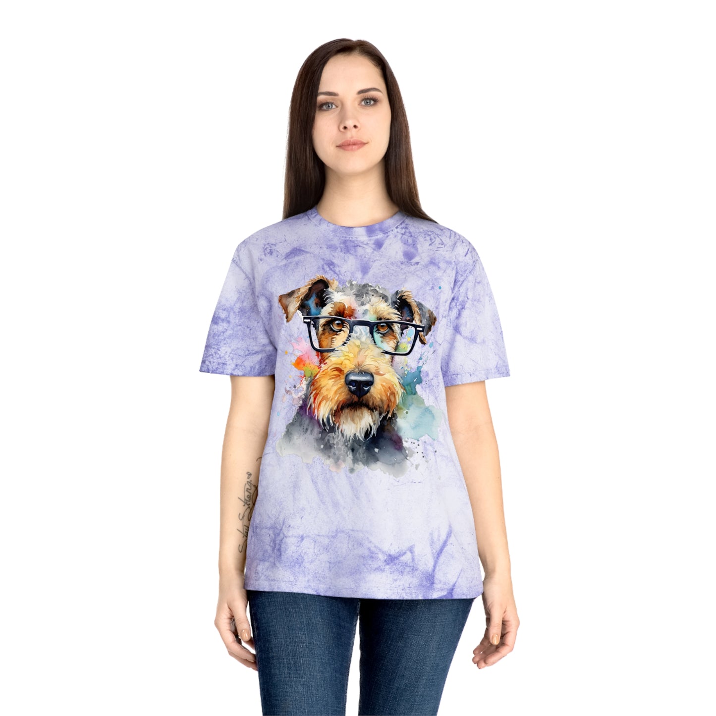 Airedale Terrier 7 Unisex Color Blast T-Shirt