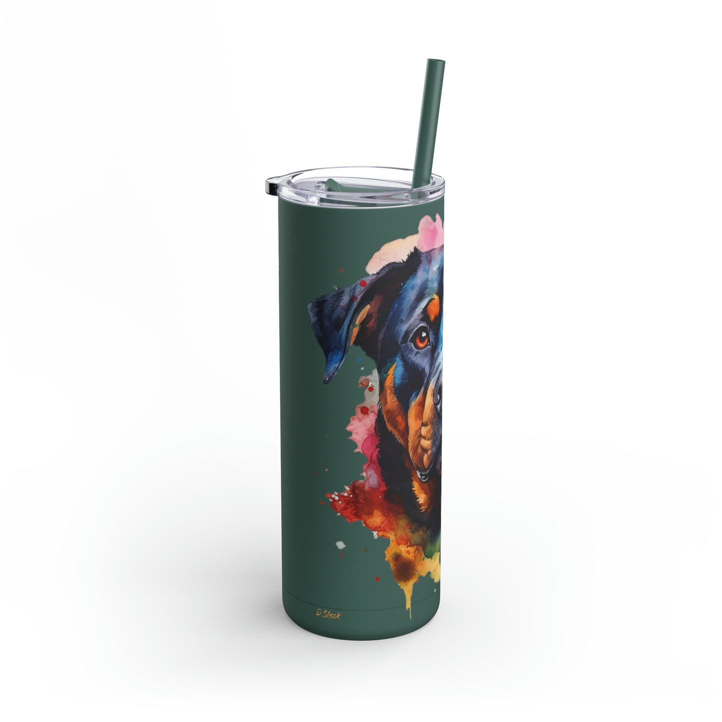 Rottweiler 1 Maars Maker Skinny Matte Tumbler, 20oz