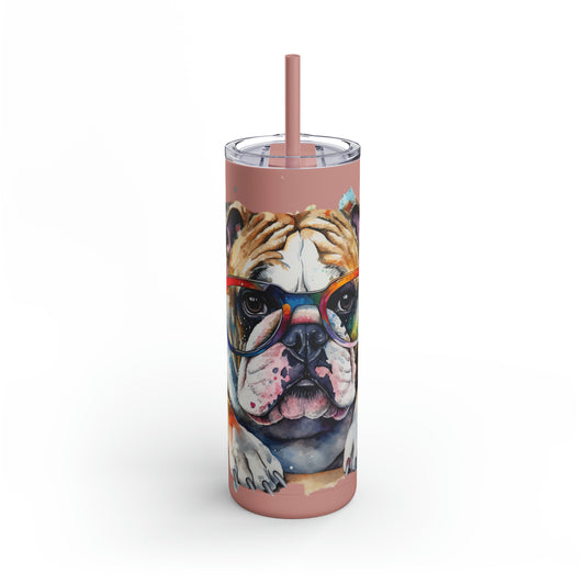 Bulldog 5 Maars Maker Skinny Matte Tumbler, 20oz