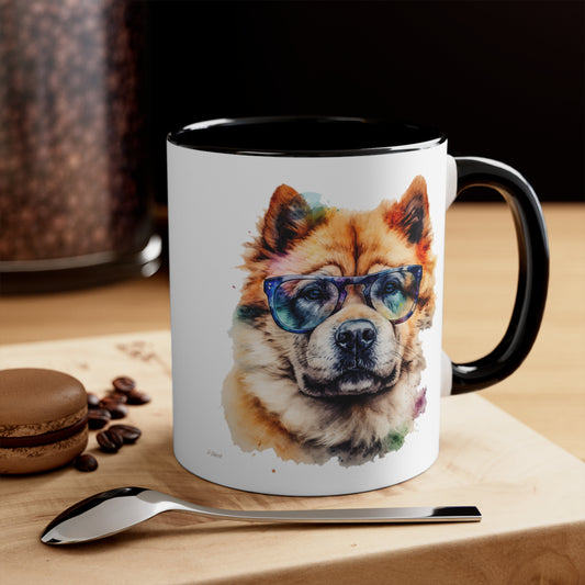 Chow Chow 5 Accent Mugs