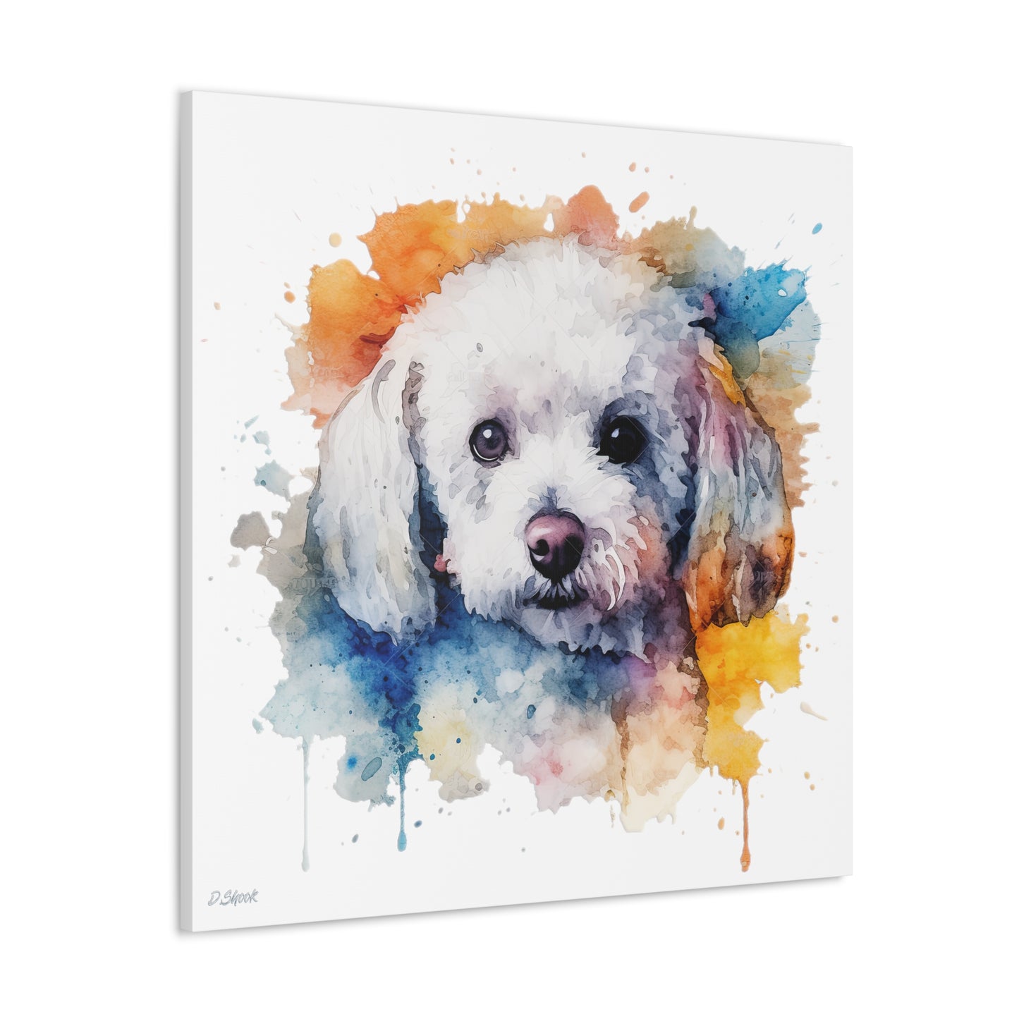 Bichon Frise 3 Canvas Gallery Wraps