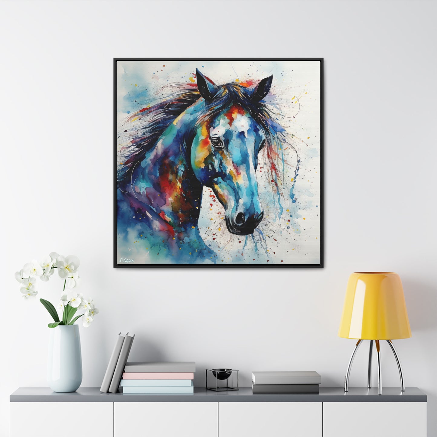 Wild Horse Gallery Canvas Wraps, Square Frame