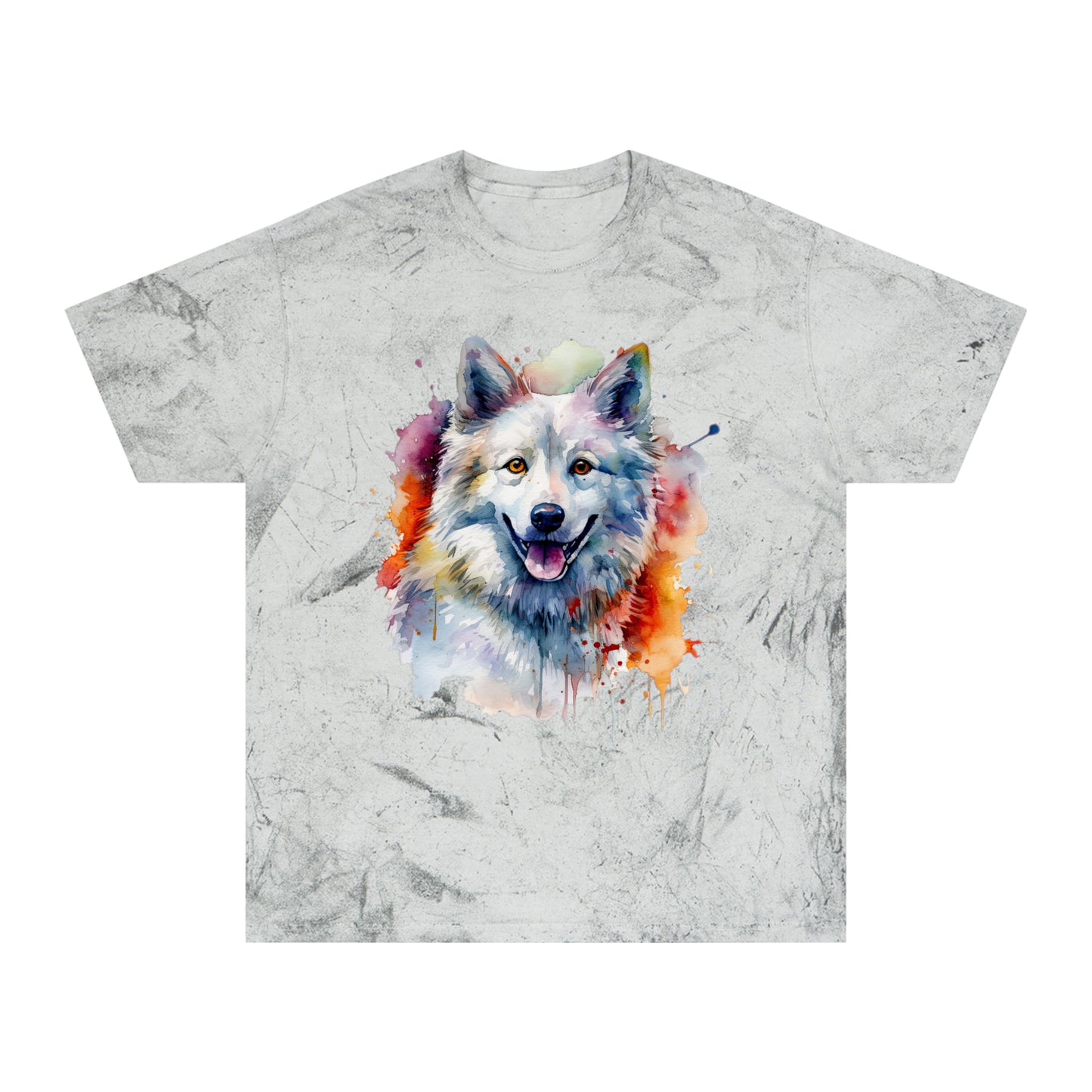 American Eskimo Dog 3 Unisex Color Blast T-Shirt
