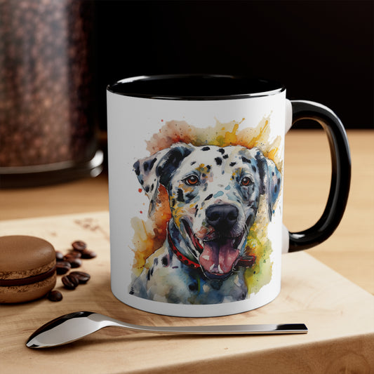 Dalmatian 2 Accent Mugs