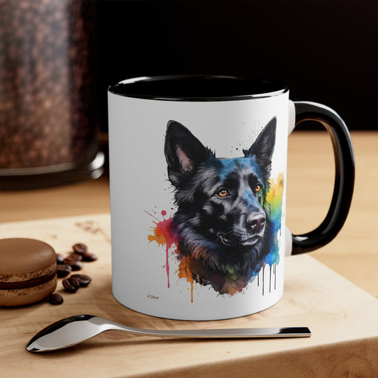 German Sheppard 22 Accent Mugs