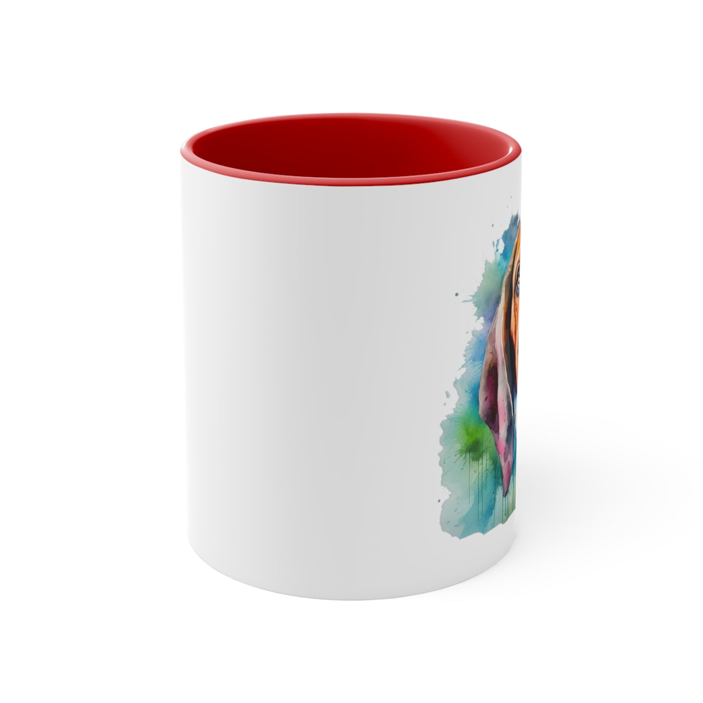Basset Hound 3 Accent Mugs