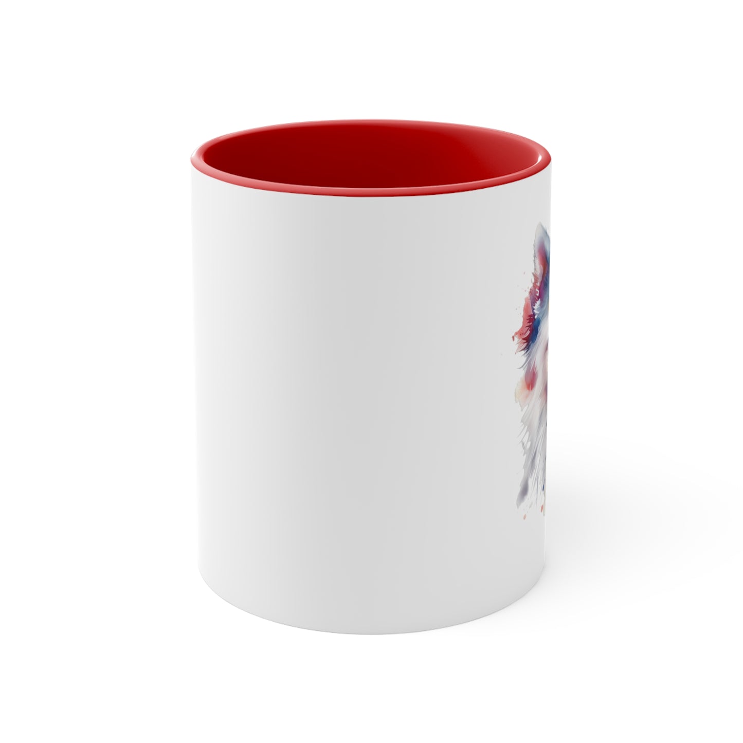 American Eskimo Dog 1 Accent Mugs