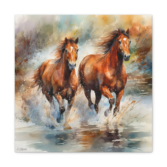 Horse Rescue 17 Canvas Gallery Wraps