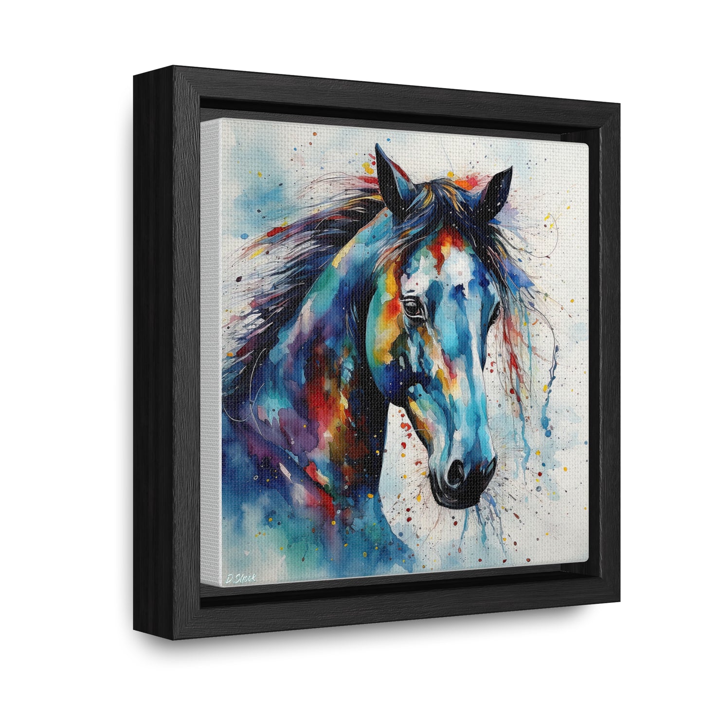 Wild Horse Gallery Canvas Wraps, Square Frame