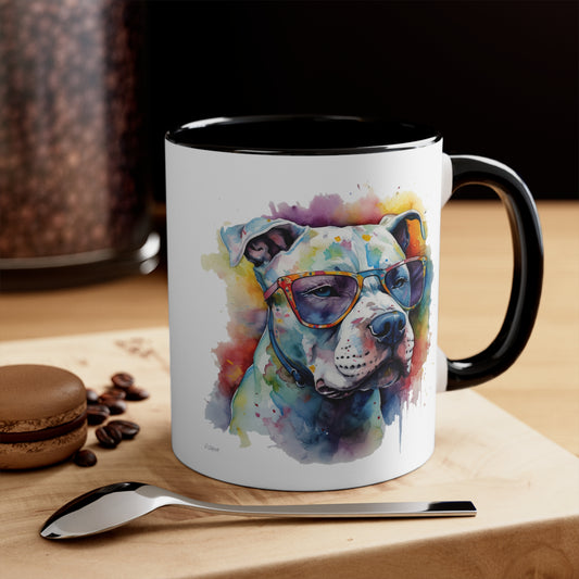 Pitbull 5 Accent Mugs