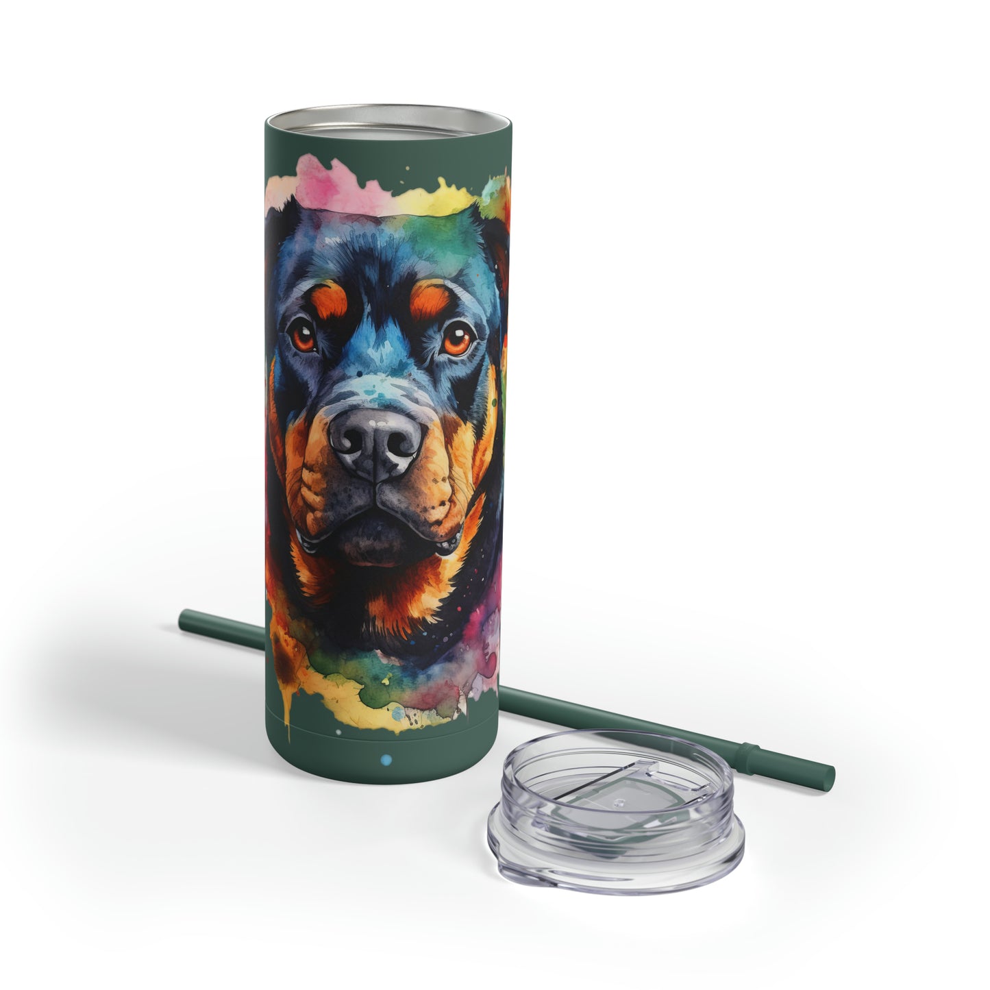 Rottweiler 1 Maars Maker Skinny Matte Tumbler, 20oz