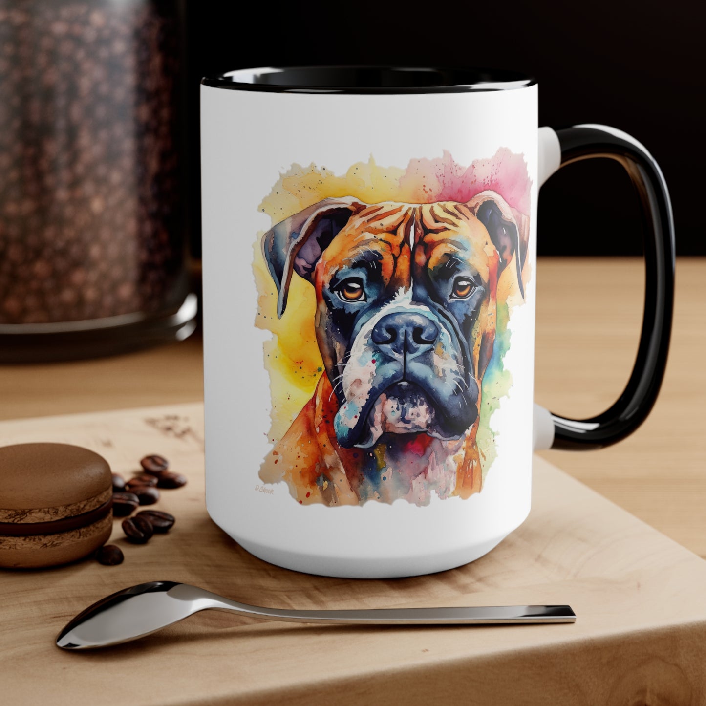 Boxer 1 Accent Mugs