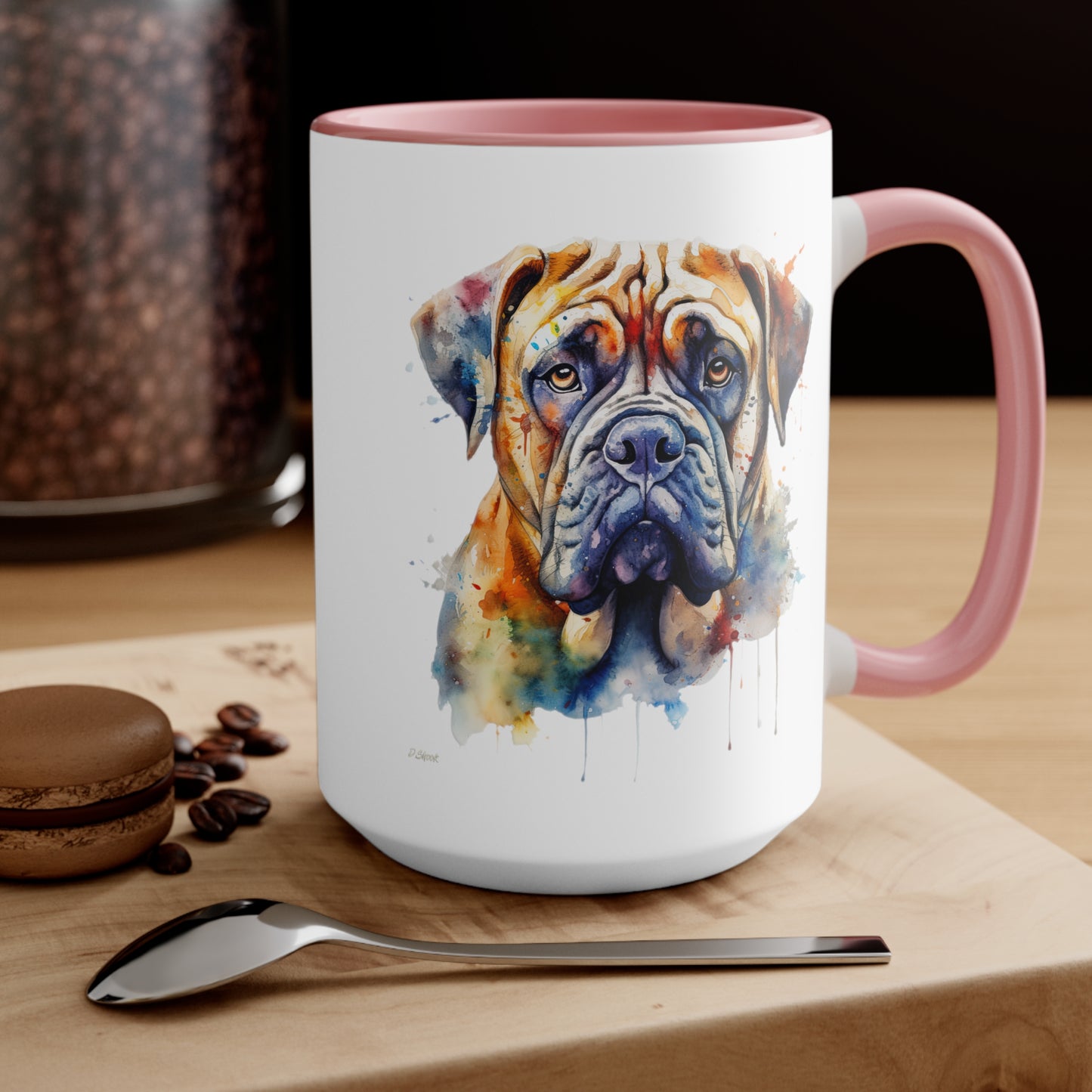 Bullmastiff 3 Accent Mugs