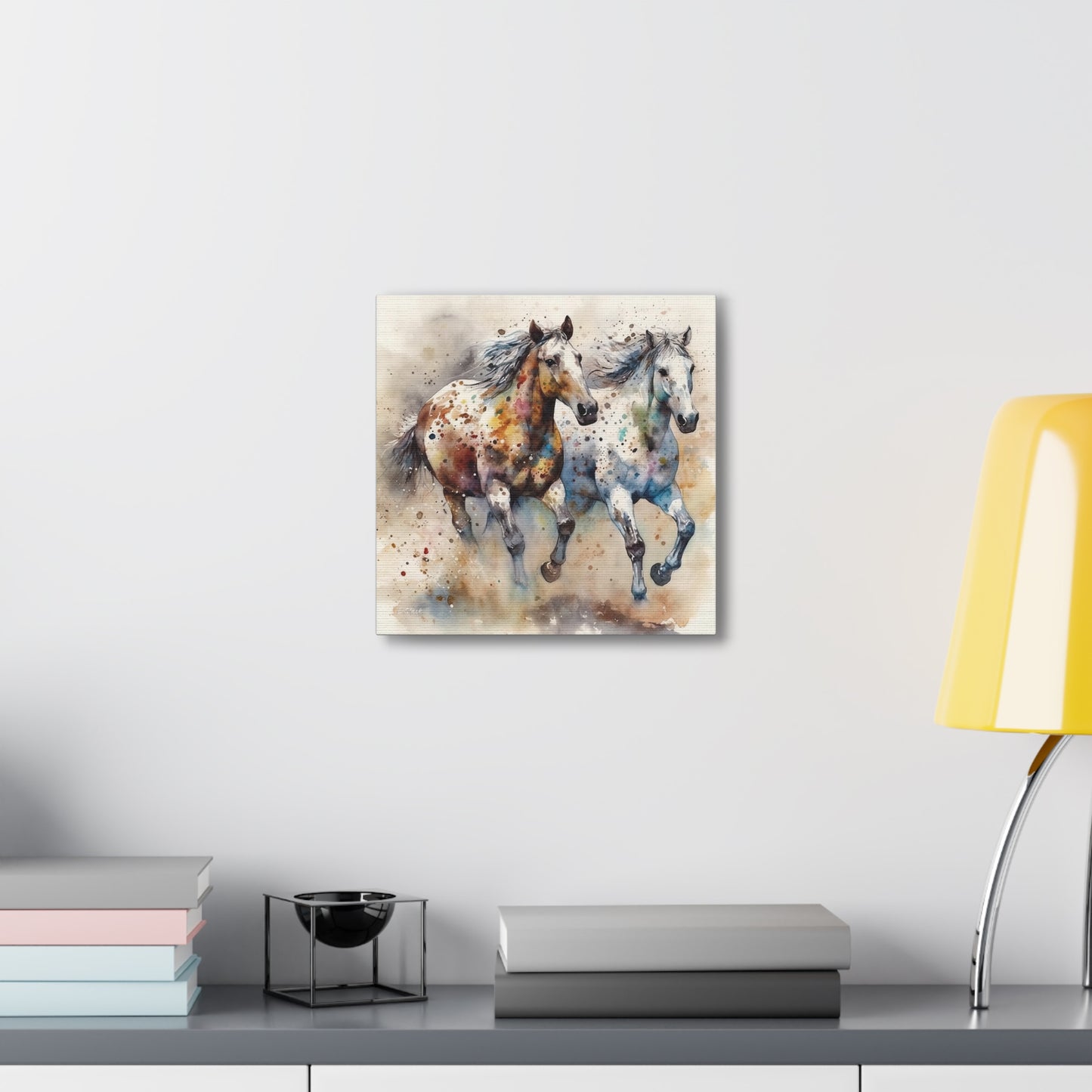 Wild Appaloosa Horses Canvas Gallery Wraps