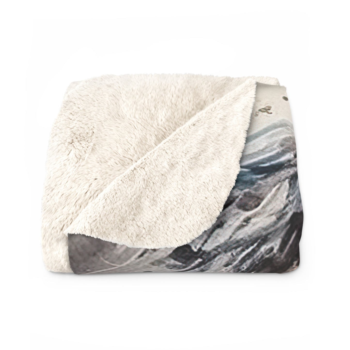 Wild Appaloosa Horses Sherpa Fleece Blanket