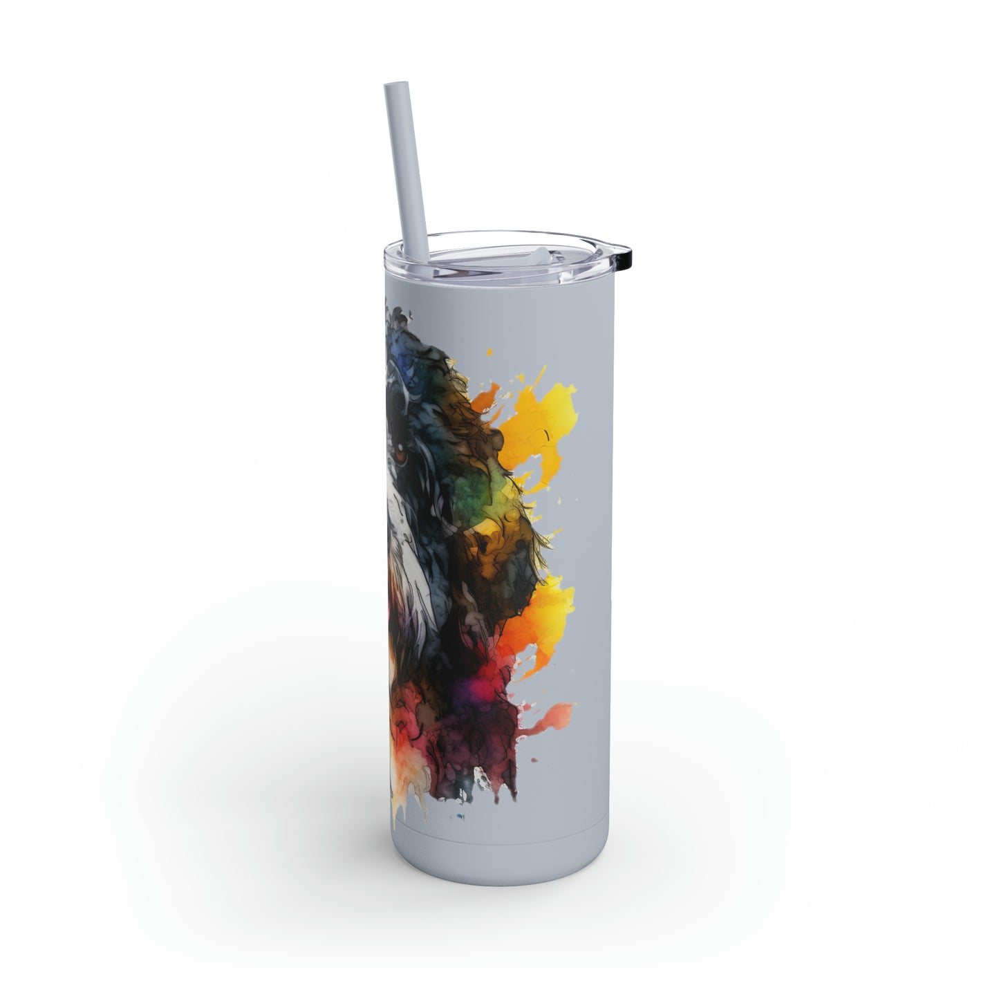 Portuguese Water Dog 2 Maars Maker Skinny Matte Tumbler, 20oz