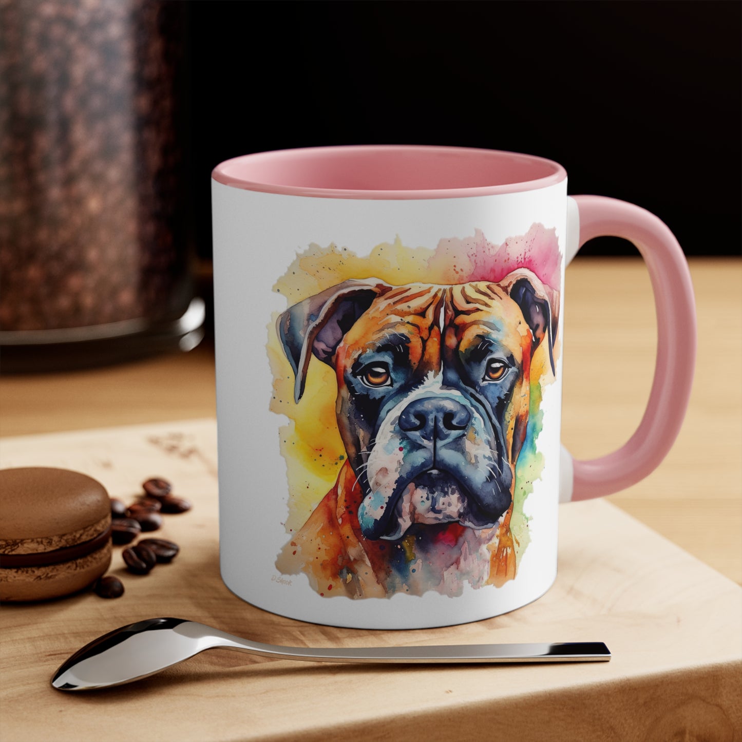 Boxer 1 Accent Mugs