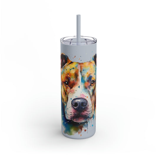 Pitbull 3 Maars Maker Skinny Matte Tumbler, 20oz